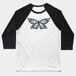 Fly With Pride: Demiboy Flag Butterfly Baseball T-Shirt